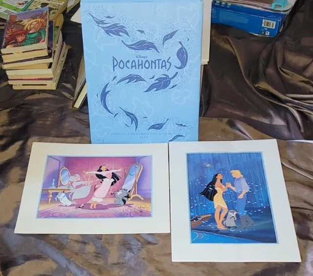 Pocahontas Exclusive Commemorative Lithograph's 1995 X 2