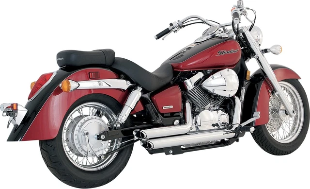 Vance & Hines Shortshots StaggeRed Exhaust system chrome 18419