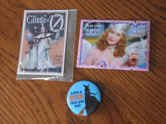 Wizard of Oz Magnets and Pin
