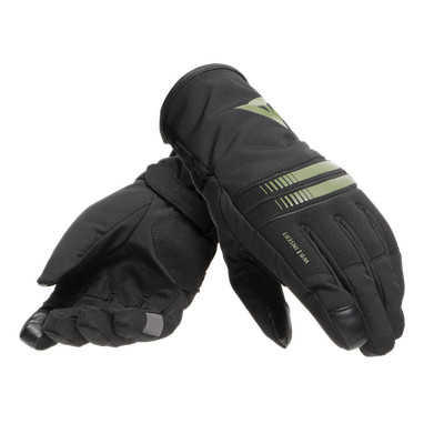 Dainese Gants Longs Moto Dainese Tempest Long D-Dry Noir Rouge Sport Naked Touring 