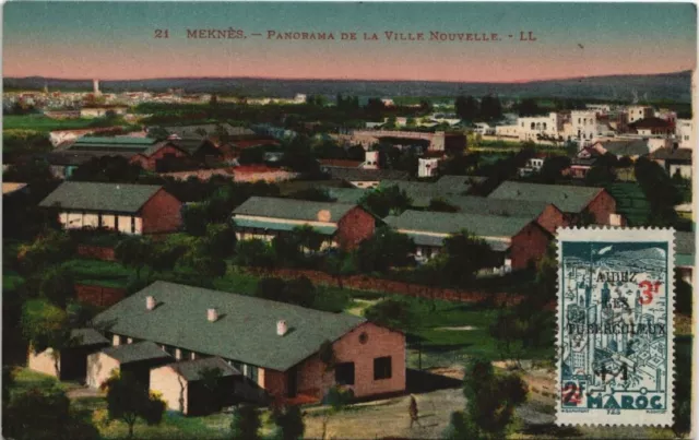 CPA AK MAROC MEKNES Panorama de la Ville Nouvelle (10689)