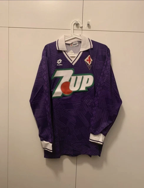 Genuine 1992/93 lotto Fiorentina medium home football shirt BNWT