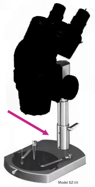 Olympus SZ-III Stereo Microscope Stand Olympus SZ-III Stereo Microscope Stand