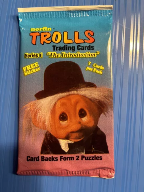 Norfin Trolls Trading Card Pack NEW SEALED
