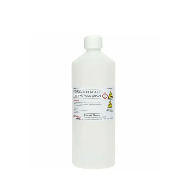 1 Litre (1L) Hydrogen Peroxide 11.99 Food Grade Disinfectant Cleaner Solution