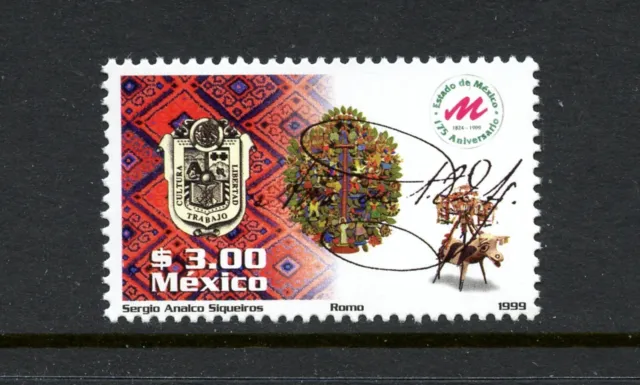 R3222 Mexico 1999 State of Mexico - 175th Anniversary 1v. MNH