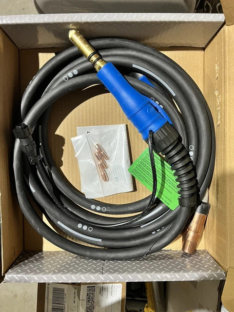 Miller Electric 1770043 MIG Welding Gun,250A,15 ft. L Cable, Acculock S consu...