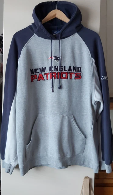 Vintage/Retro Mens Official NFL Reebok New England Patriots Hoodie
