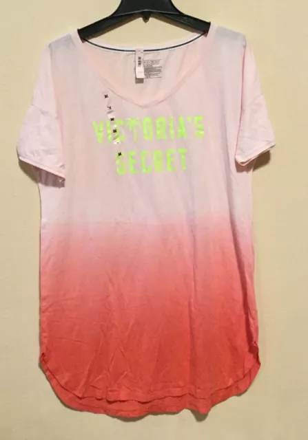 NWT Victorias Secret Sleep Tee Shirt Nightgown Summer PJ Short Sleeve XS-S