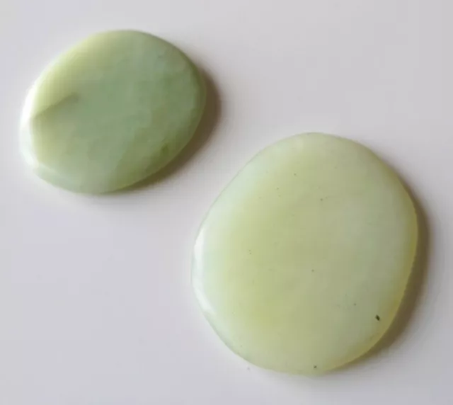 Lot de 2 pierre plate en Jade (21,1 g)