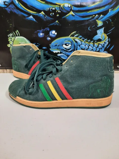 Adidas Pro Model X Tuff Gong Bob Marley US 12 Ships FAST