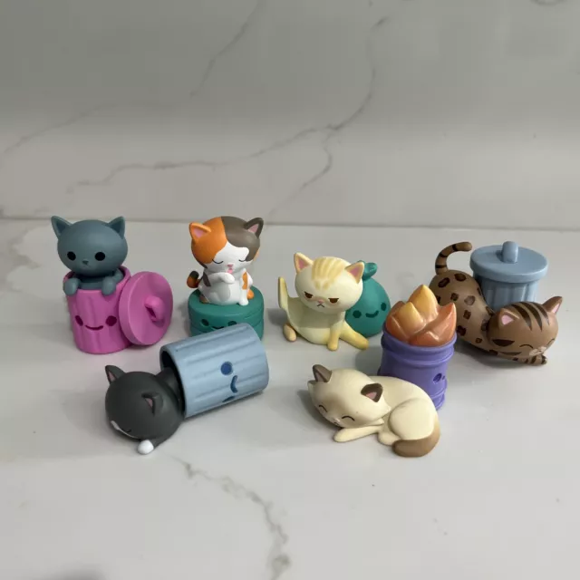 100% Soft Trash Kitties Series 2 Figure Lot Of 6 All Pictured