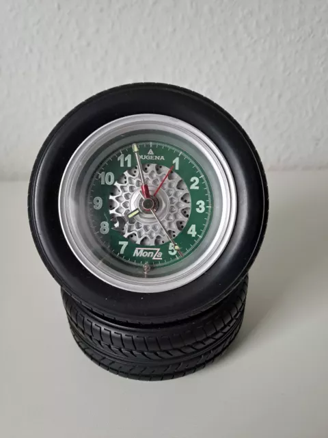Dugena Monza Reifen-Uhr, Wecker, grün