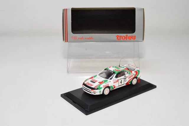Toyota Celica Turbo 4WD #3 – Vainqueur Safari 1995 – Trofeu 1/43 – Résine