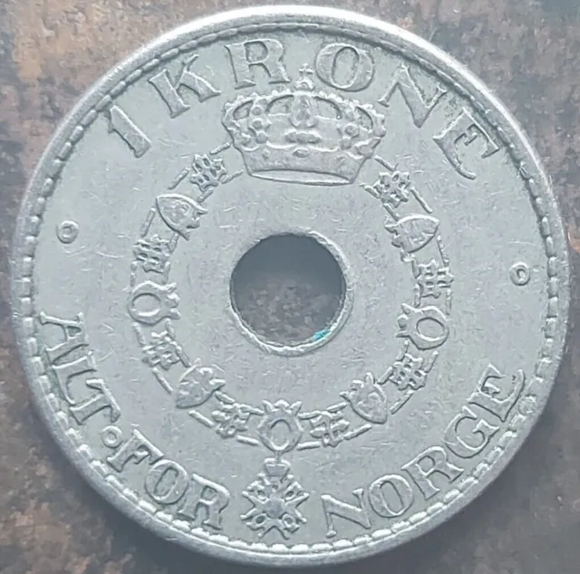 1 Krone Norwegen 1937