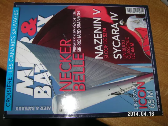 Mer & Bateaux n°174 Canaries Necker Belle ICON Nazenin V Sycara  IV