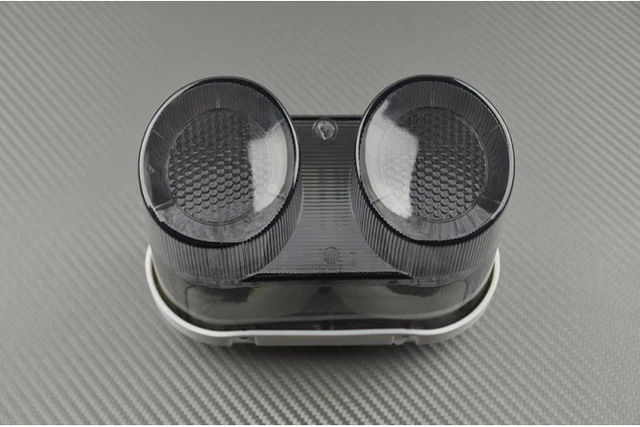 Feu Arrière + Clignotants Intégrés Fumé Pour Yamaha Fazer FZ1 (2006-2010) - Compatible Et Livré De France - Remplacement Direct D'origine