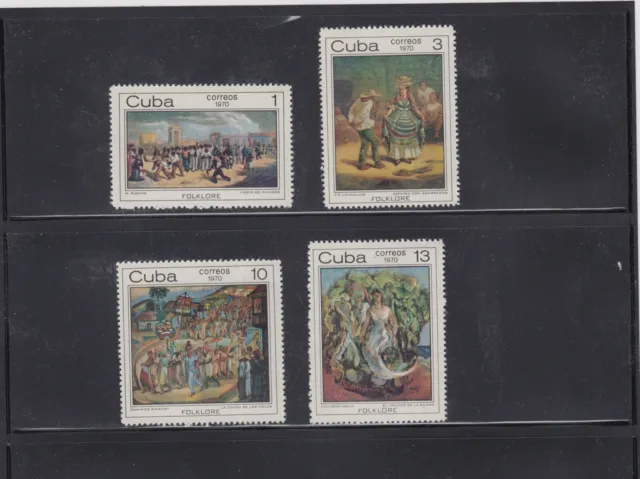1970 Folklore Paintings S.g.1802/5 U/M.mint. Set Of 4 Catalogued £3.45.
