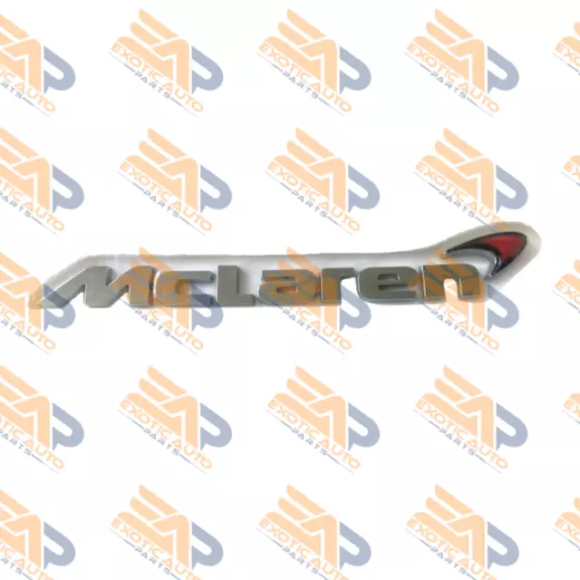 Genuine McLaren MP4-12C Rear Badge