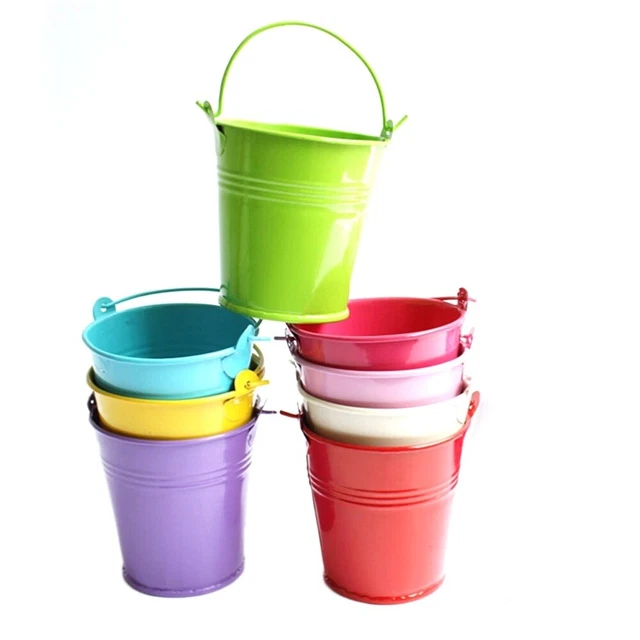 10 Pcs Candy Box Buckets Nativity Crafts Kids Planters Indoor Plants Railing