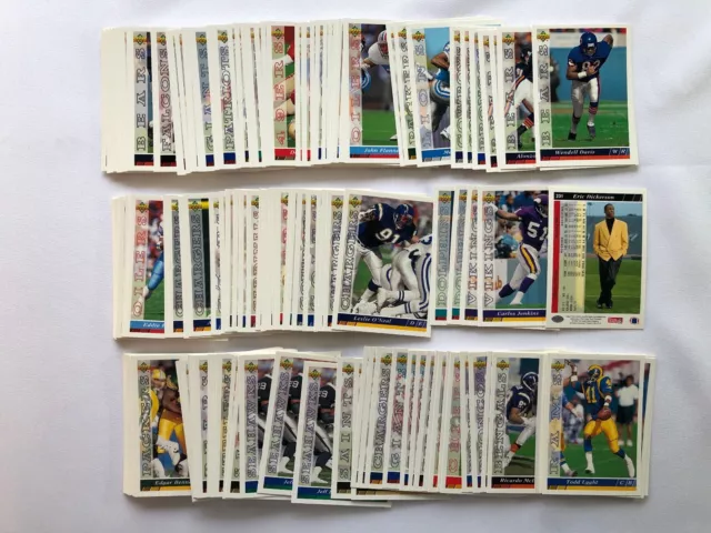 Upper Deck 1993 American Football NFL Trading card base set single cards 201-400