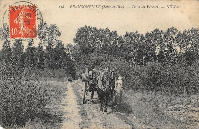 Cpa 95 Franconville Dans Les Vergers