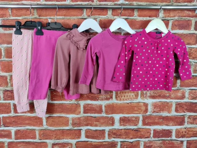 Baby Girl Bundle Age 12-18 Months Next Gap Hatley Leggings Top T-Shirt Set 86Cm