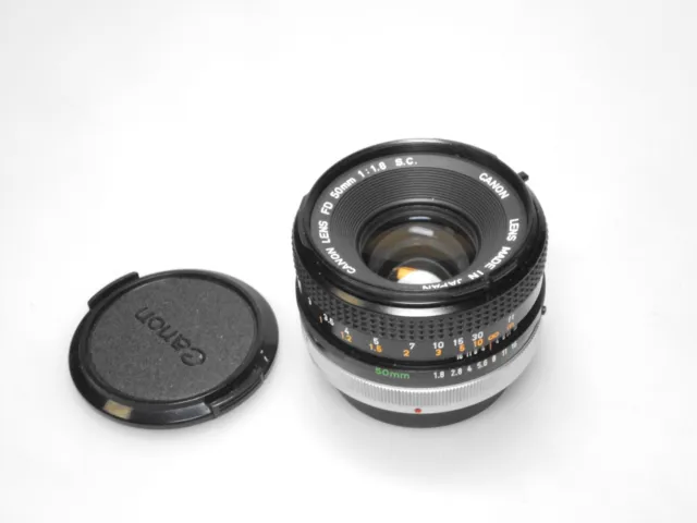 Canon FD 50mm F1.8 S.C. LIKE NEW