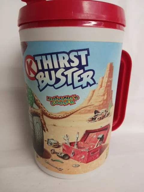 Circle K Polar Pop 52oz Thirst Buster Beverage Jug Mug Lizards Dune Buggy Ratrod
