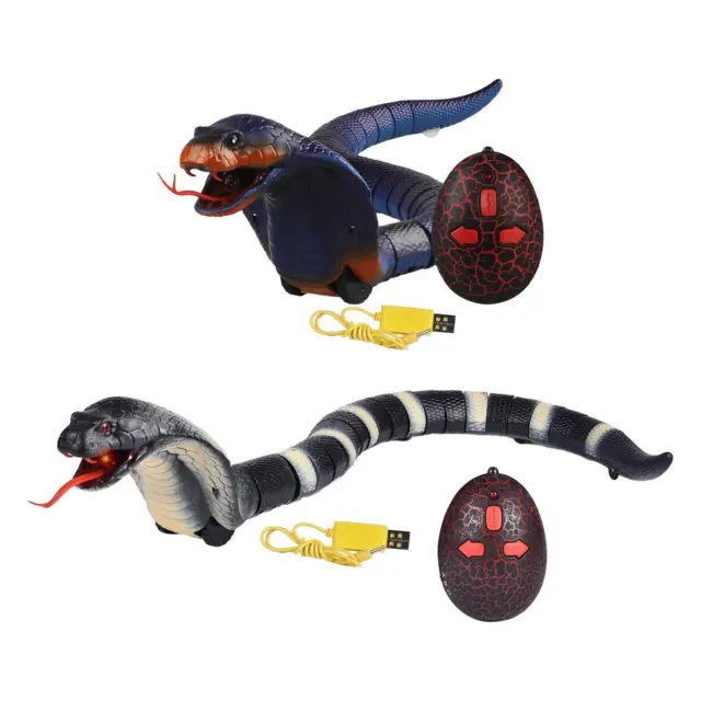 Jouet de serpent à sonnette robotique jouet de serpent RC réaliste pour