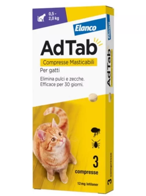 AdTab Gatti piccoli - compresse antiparassitarie