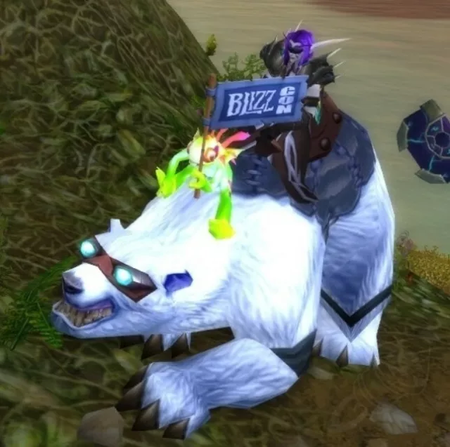 BIG BLIZZARD BEAR unscratched Blizzcon Loot Card - World Of Warcraft - RARE