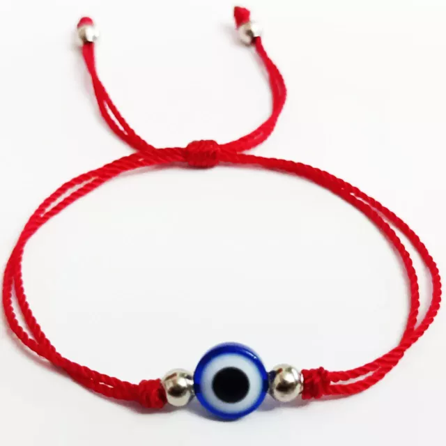 Psiquiatría seré fuerte Ubicación PULSERA ROJA CON ojo turco mal de ojo para hombre o mujer de hilo moda  bracelets EUR 2,95 - PicClick FR