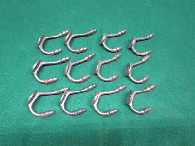 Set Of 12 Cast Iron Smaller Acorn Double Hook Antique Look Crafts Supply