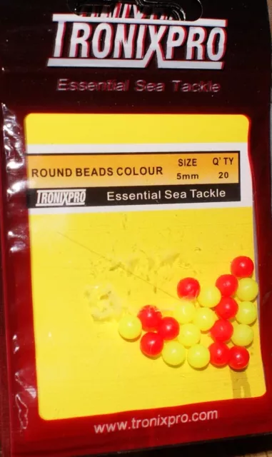 Tronix Pro Round Beads - Used in Sea Fishing