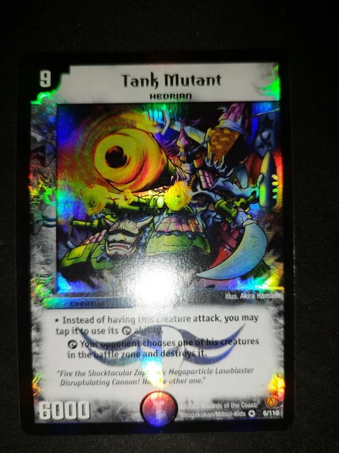 duel masters rare cards 6/110 Tank Mutant - Holo Trading Card DM06 DM-06 Near Mint £36.30 inspired aesthetic to your Duel Masters collection Duel Masters TCG | CCG