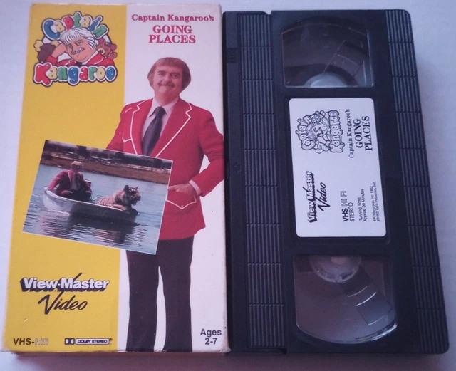 Captain Kangaroo Going Places Vhs View Master Video 1992 Tyco Kids
