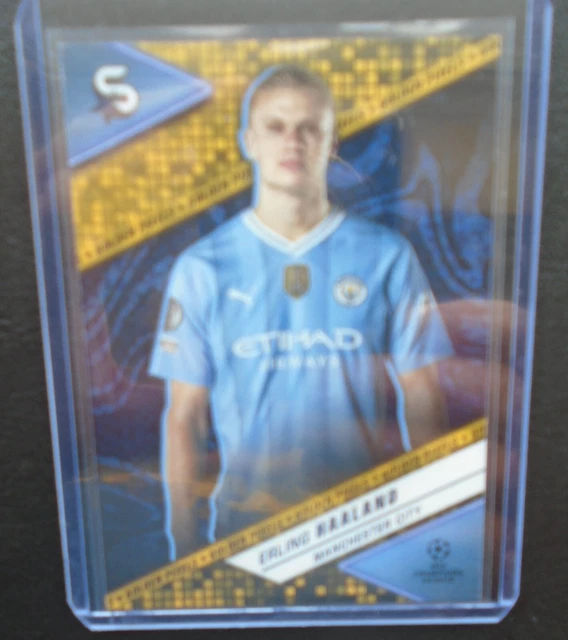 Carte Erling Haaland Topps Total Football Manchester City - Numérotée 1/5 - Rare 2022-23