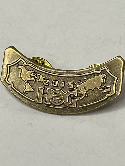 Harley Davidson HOG Biker Motorcycle Hat Vest Pin #H3