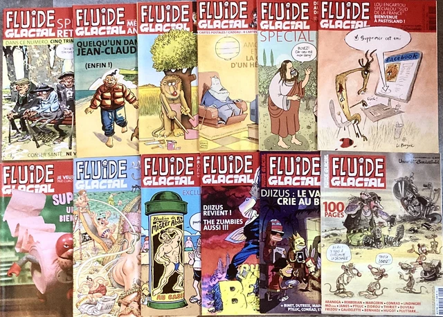 FLUIDE GLACIAL  - LOT Année 2011 / 12 numeros TBE