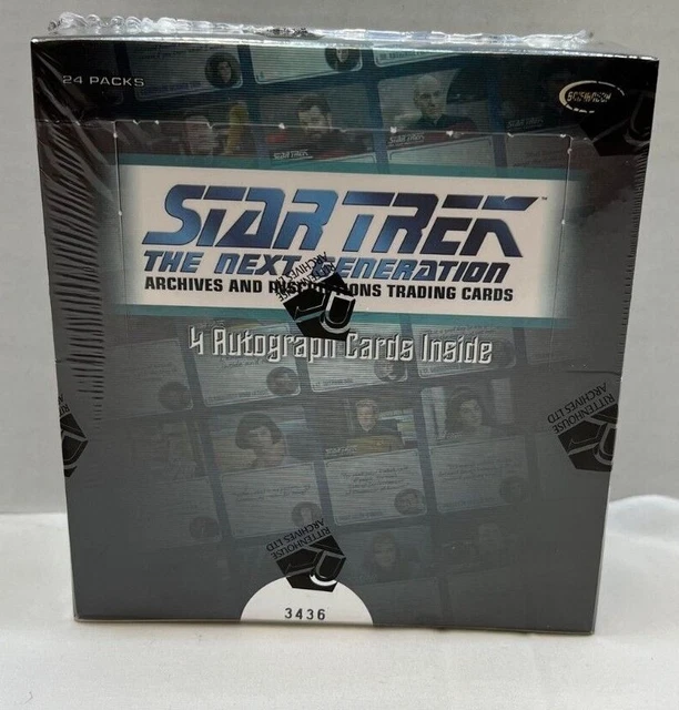 Star Trek: The Next Generation Archives & Inscriptions Factory Sealed Hobby Box