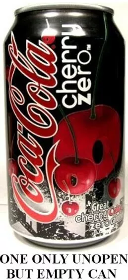 Coca-Cola Cherry Zero USA 2008 Leere Ungeöffnet 355ml Kann American Coke Ltd Ed