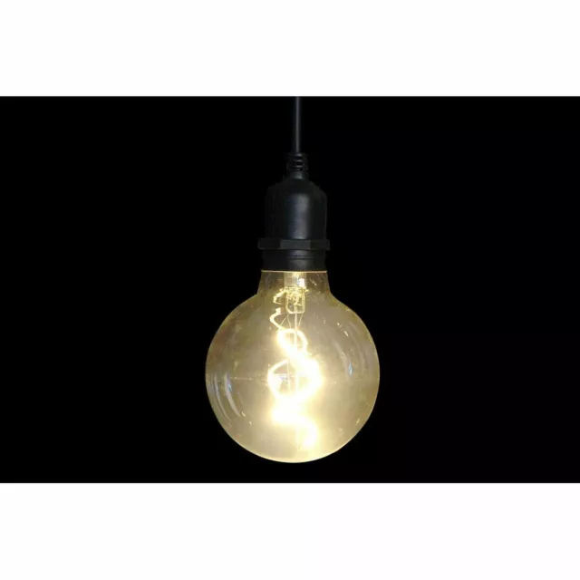 Guirnalda de Luces LED DKD Home Decor Negro E27 [12 x 25 x 650 cm] 2