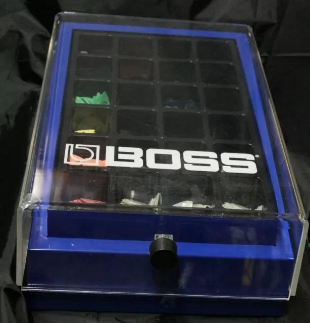 BOSS PLECTRUM PICK DISPLAY VERY RARE TO FIND WITH APPROX 1867 picks WHOLESALE