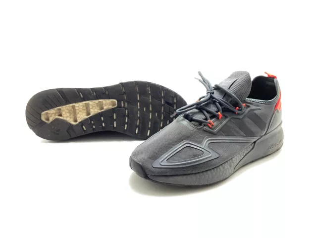 Adidas ZX 2K Boost Herren Halbschuh Sneaker Sportschuh Grau Gr. 46 (UK 11) 2