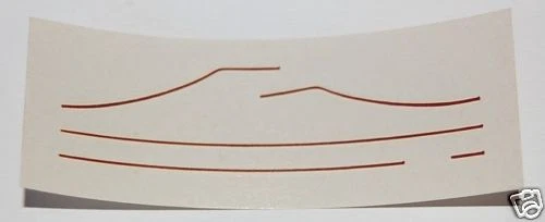 WRENN Hornby Dublo CITY - TWO SETS boiler band lining for L.M.S. Black locos
