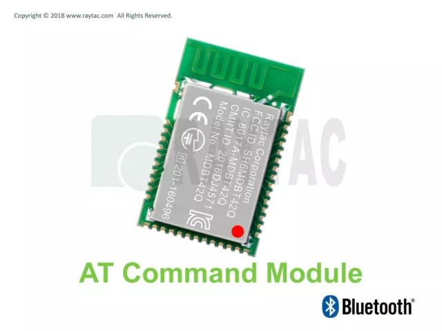 MDBT42Q-PAT2 AT Command/UART/SPP Bluetooth Module Nordic PCB Antenna BT5.2 FCC