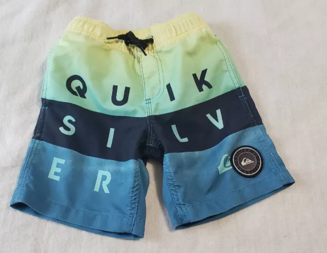 Quicksilver Youth Boys  Swim Trunks Shorts Size 4