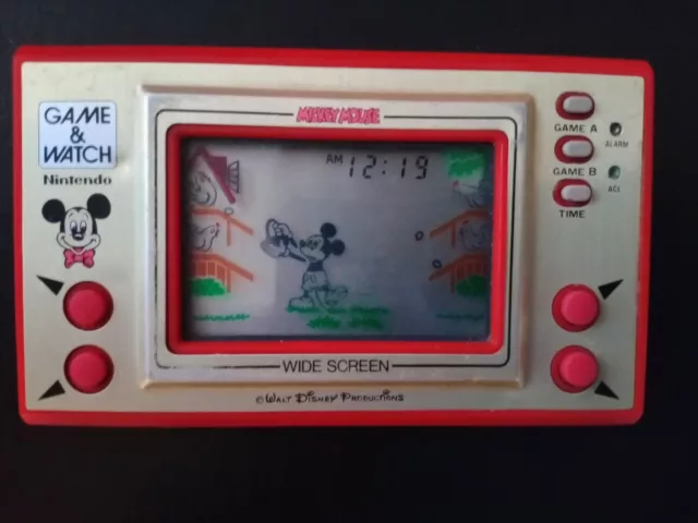 Nintendo Mickey Mouse Game Watch