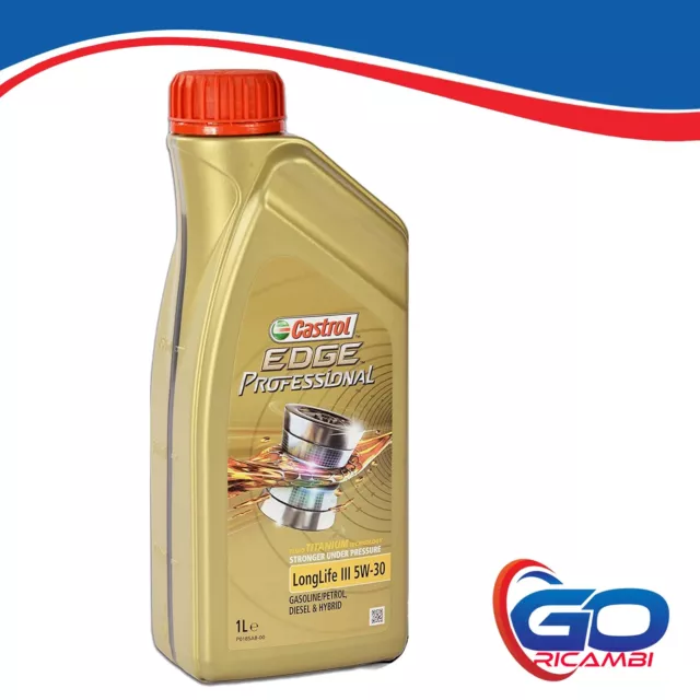 1 Lt Olio Motore CASTROL EDGE PROFESSIONAL LONGLIFE III 5W-30 ***4 LOGHI ***